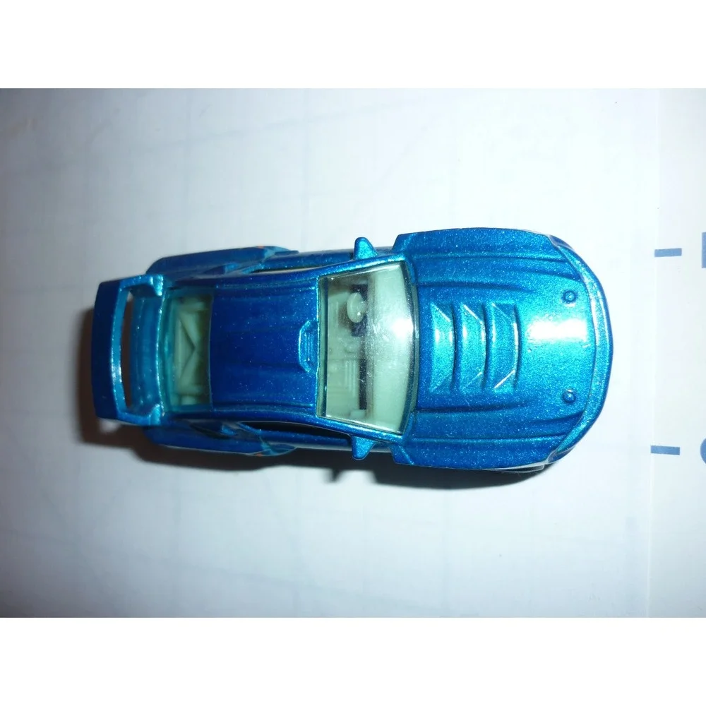 Hot Wheels 2011 Custom Ford Mustang Blue‎ Race Car Diecast Toy 1/64